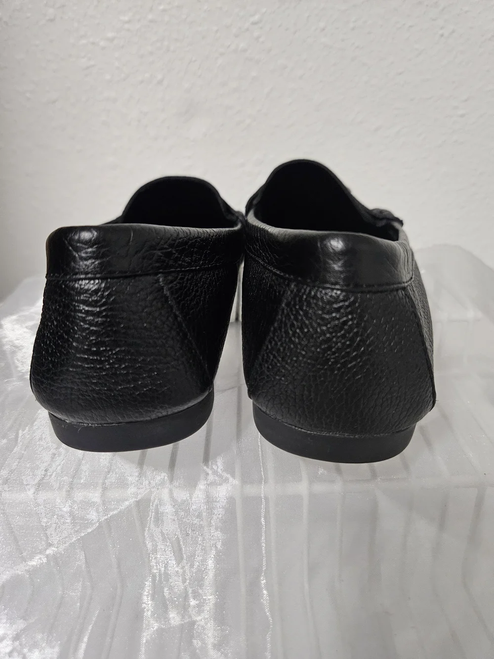 Coach Black Leather Driving Loafers